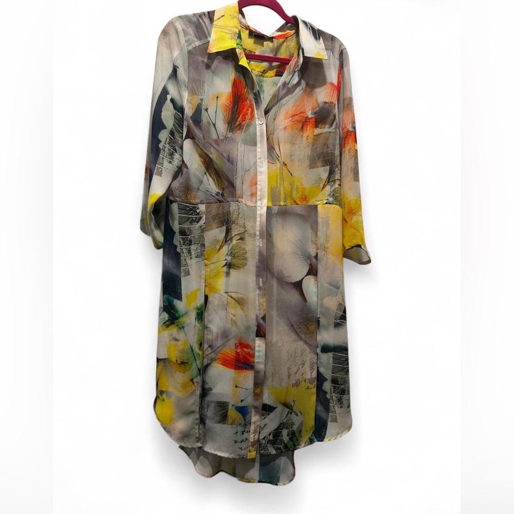 Vibrant Floral Button Down Shirt